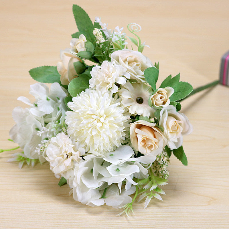 Silk Flower Wedding Bouquet